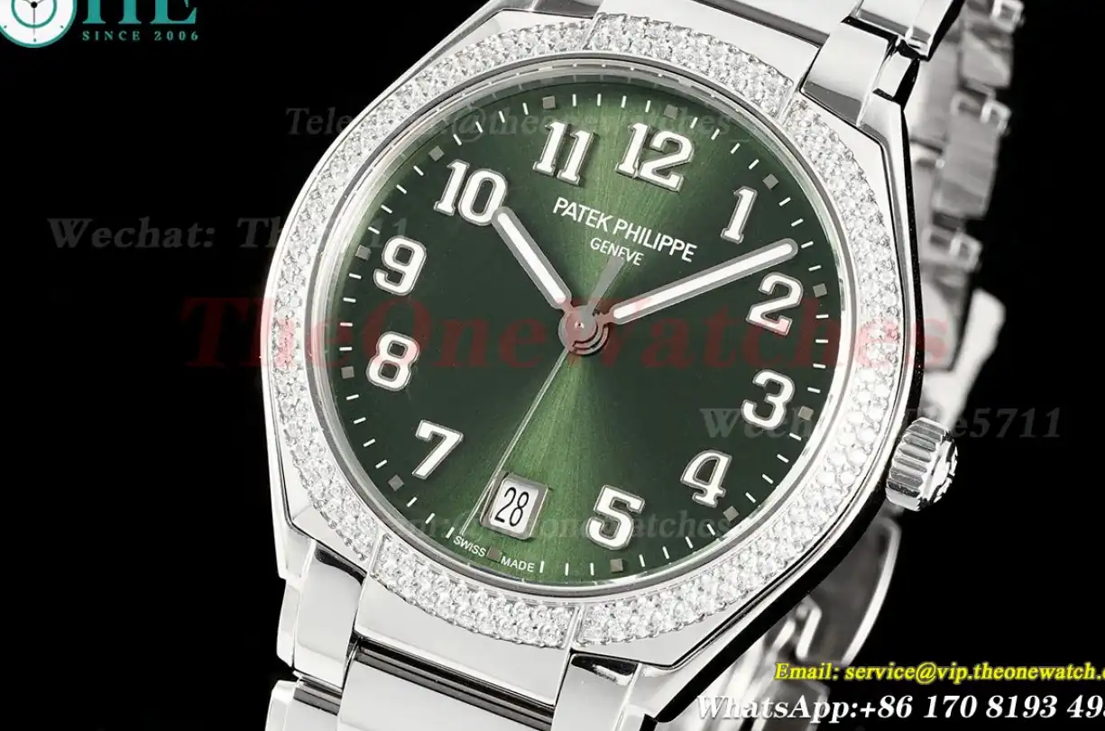 TWENTY~4 7300 Ladies 36mm Dia SS SS Green Dial PPF 324SC