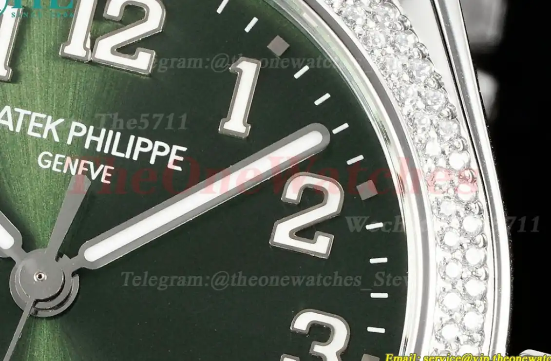 TWENTY~4 7300 Ladies 36mm Dia SS SS Green Dial PPF 324SC