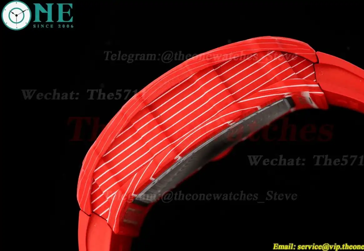 RM035-02 NTPT RU Red Case on Red Rubber Strap ZF V6 RMAL1