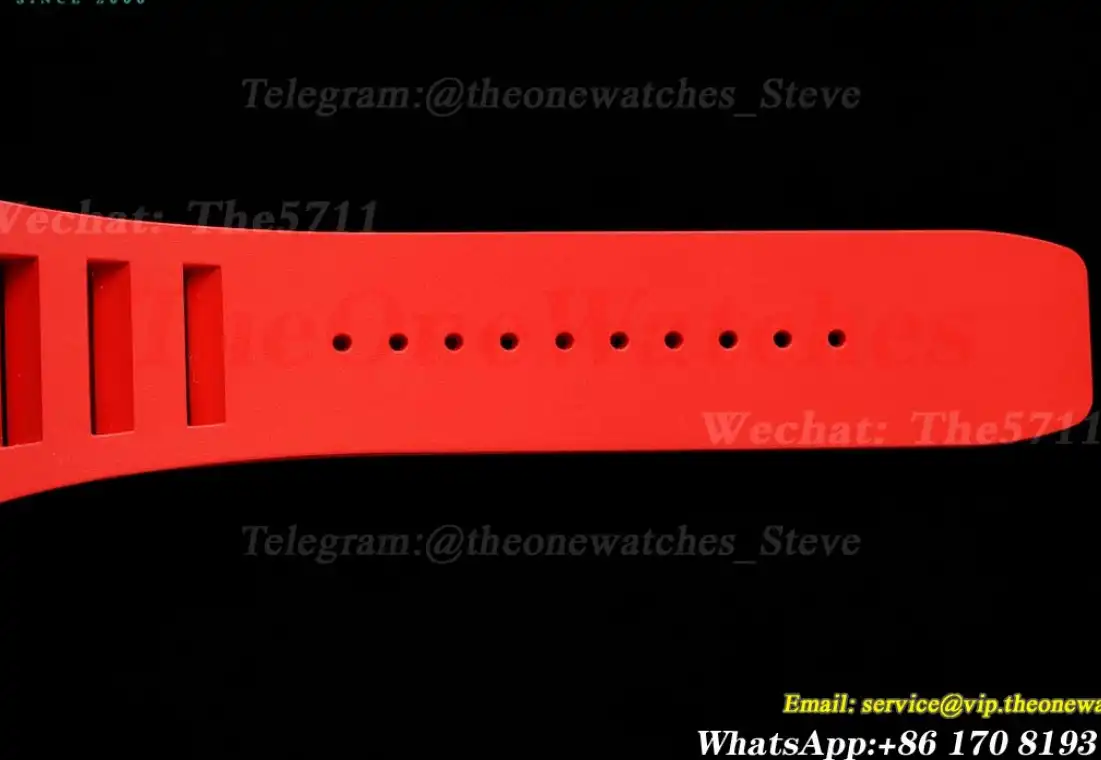 RM035-02 NTPT RU Red Case on Red Rubber Strap ZF V6 RMAL1