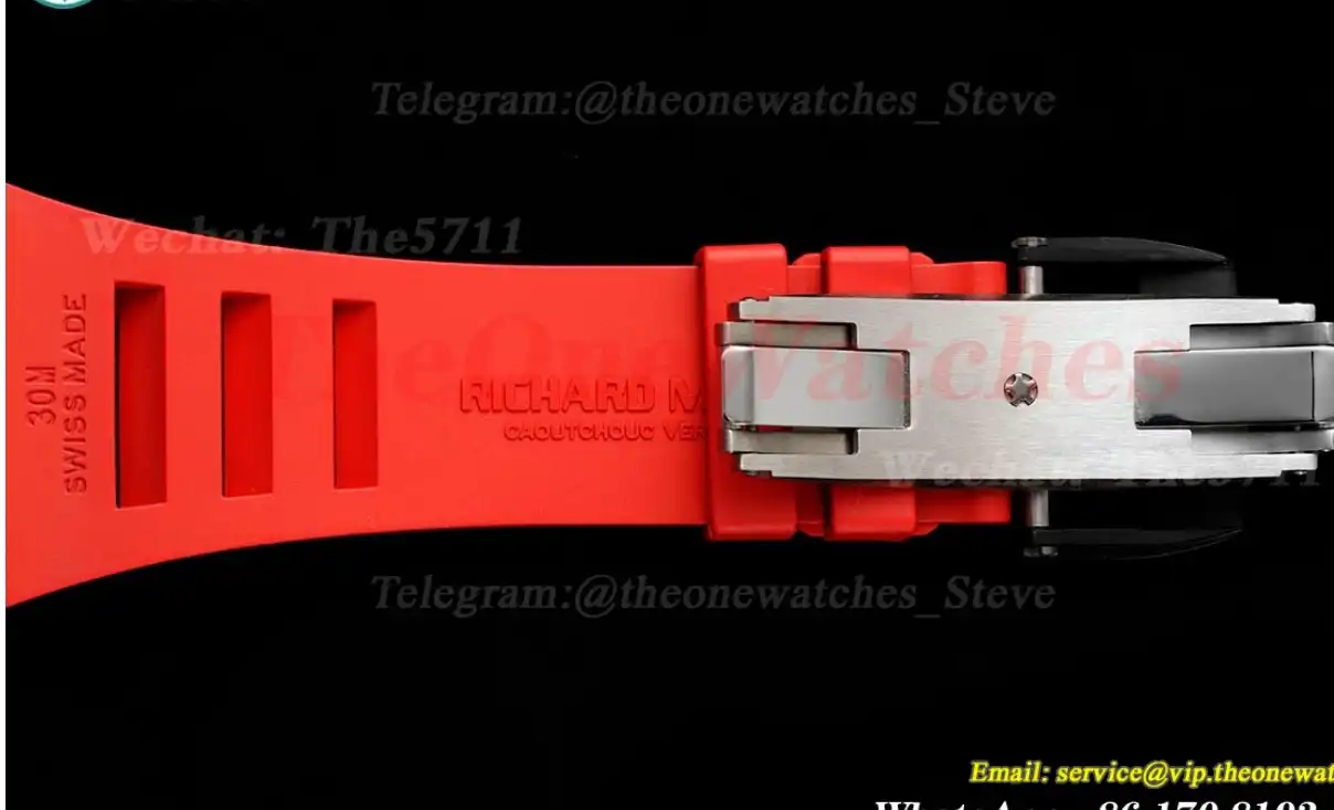 RM035-02 NTPT RU Red Case on Red Rubber Strap ZF V6 RMAL1