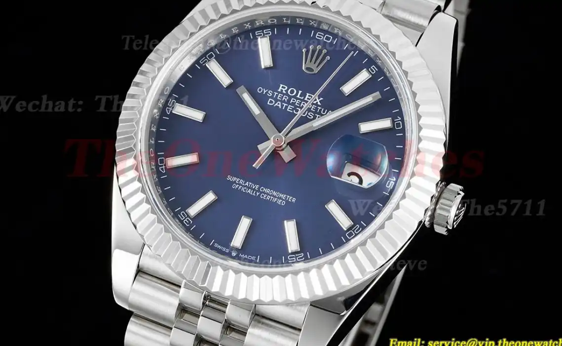 Datejust 126334 41MM Blue Stk 904L Jubilee Bracelet  ZF A2824