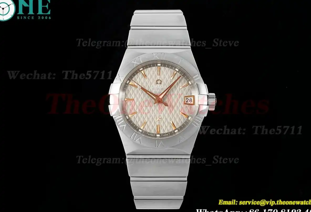 Constellation Co-Axial 38mm SS SS Beige Dial VSF Asia 8500