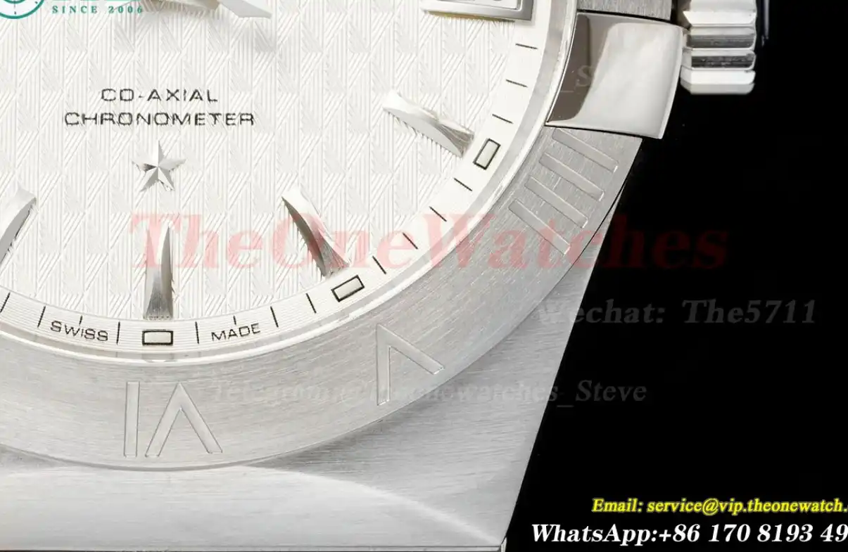 Constellation Co-Axial 38mm SS SS White VSF Asia 8500