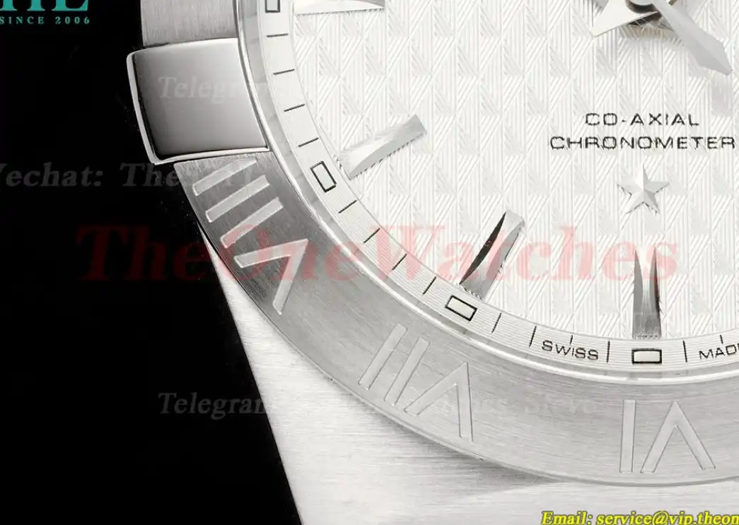 Constellation Co-Axial 38mm SS SS White VSF Asia 8500