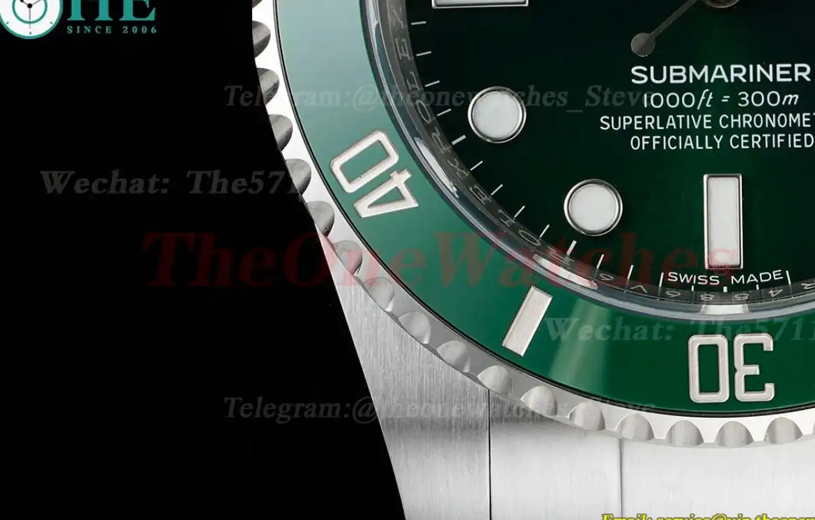 Submariner 116610LV Hulk 40mm SS SS Green Dial ARF VS3135