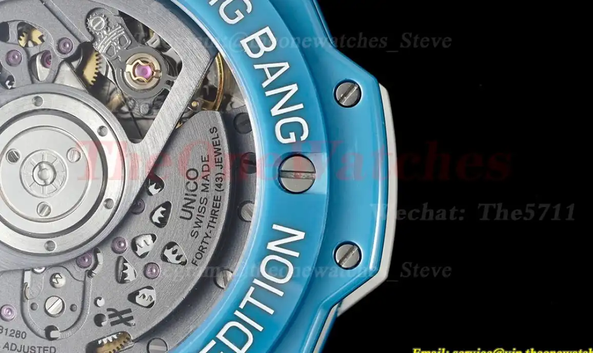 Big Bang Unico 42mm Sky Blue Ceramic RU Skeleton Dial BBF A1280