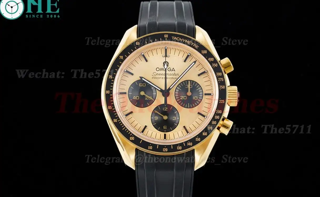 Speedmaster Moonwatch RG RU Gold Stk 8F A7750