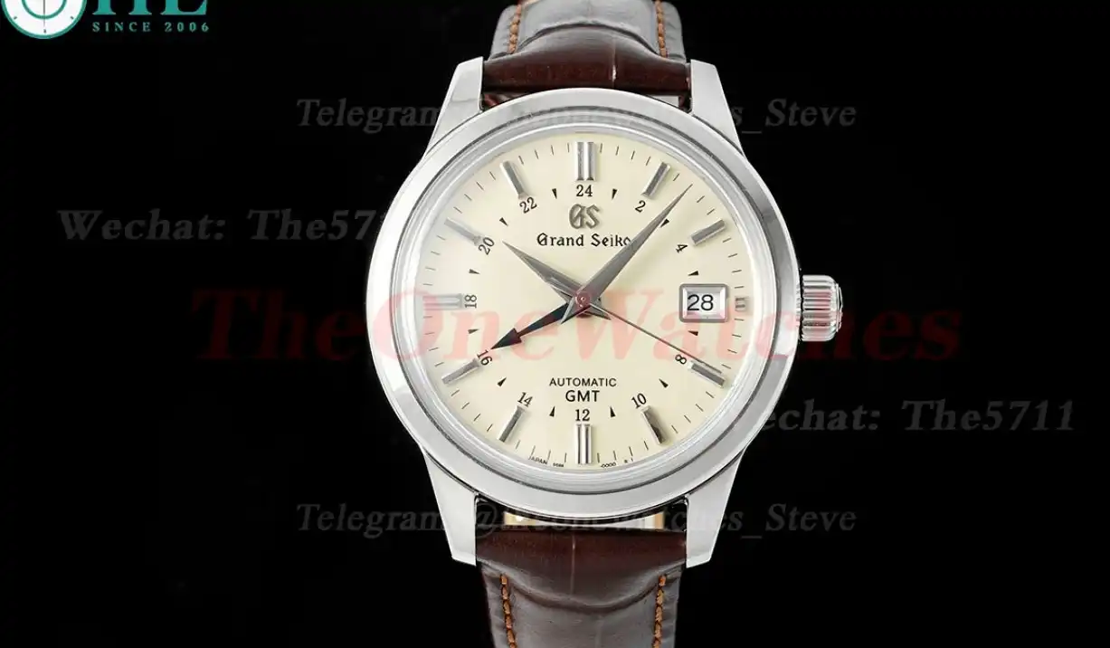 Elegance GMT 39.5mm Cream Dial GSF NH34