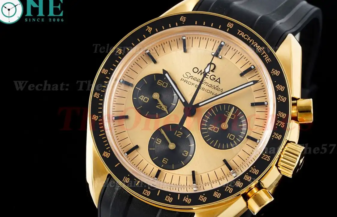 Speedmaster Moonwatch RG RU Gold Stk 8F A7750