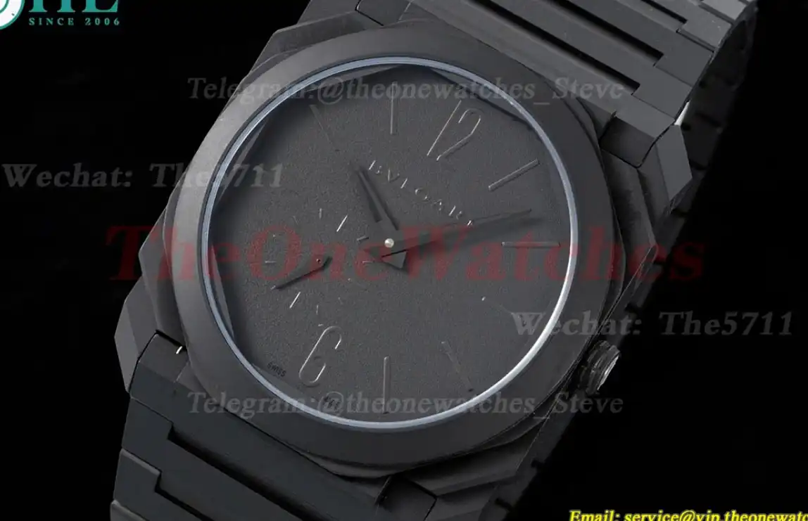 OCTO Finissimo 40mm DLC DLC Black dial BVF A138