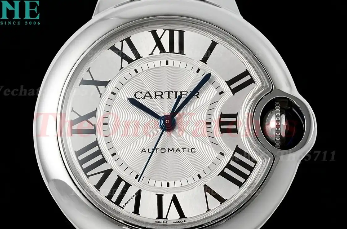 Ballon Bleu De Cartier 33mm SS SS White Dial V6F A076