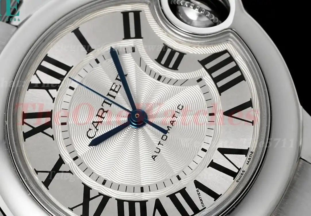 Ballon Bleu De Cartier 33mm SS SS White Dial V6F A076