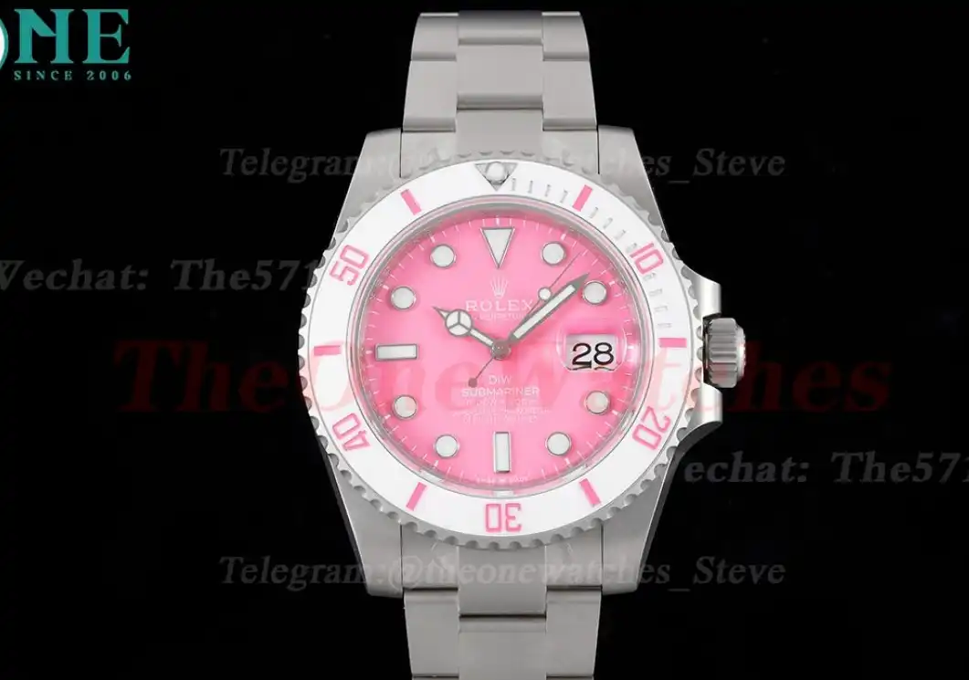 Submariner DIW 40mm SS SS Pink Dot VSF VS3135