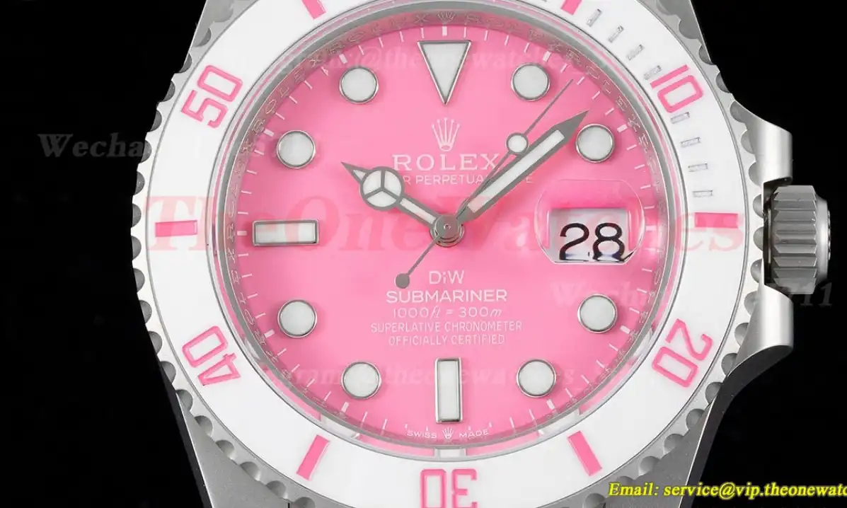 Submariner DIW 40mm SS SS Pink Dot VSF VS3135