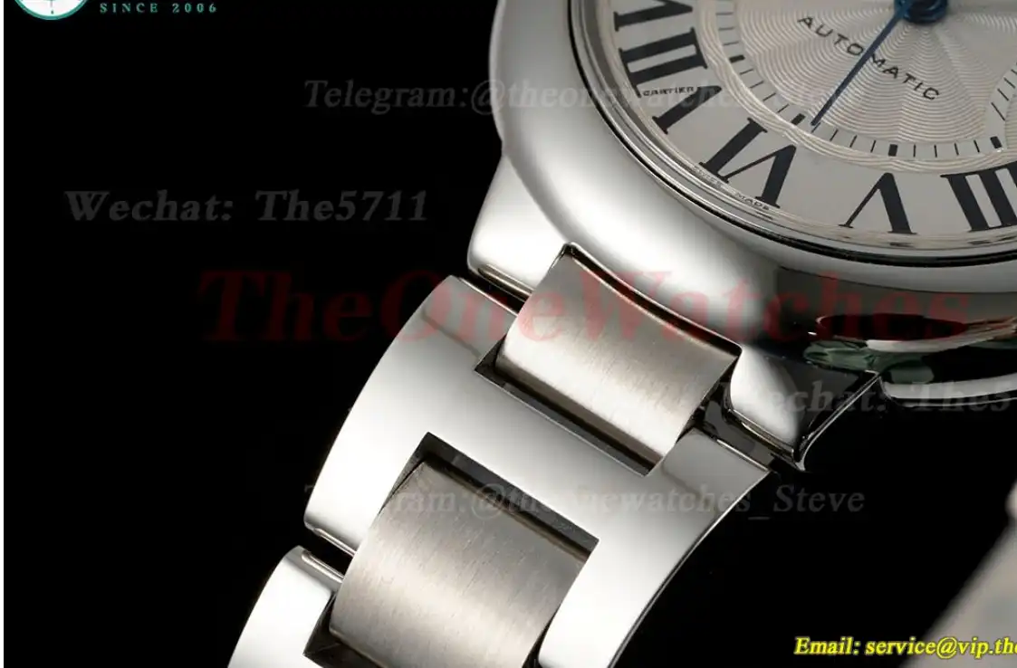 Ballon Bleu De Cartier 33mm SS SS White Dial V6F A076