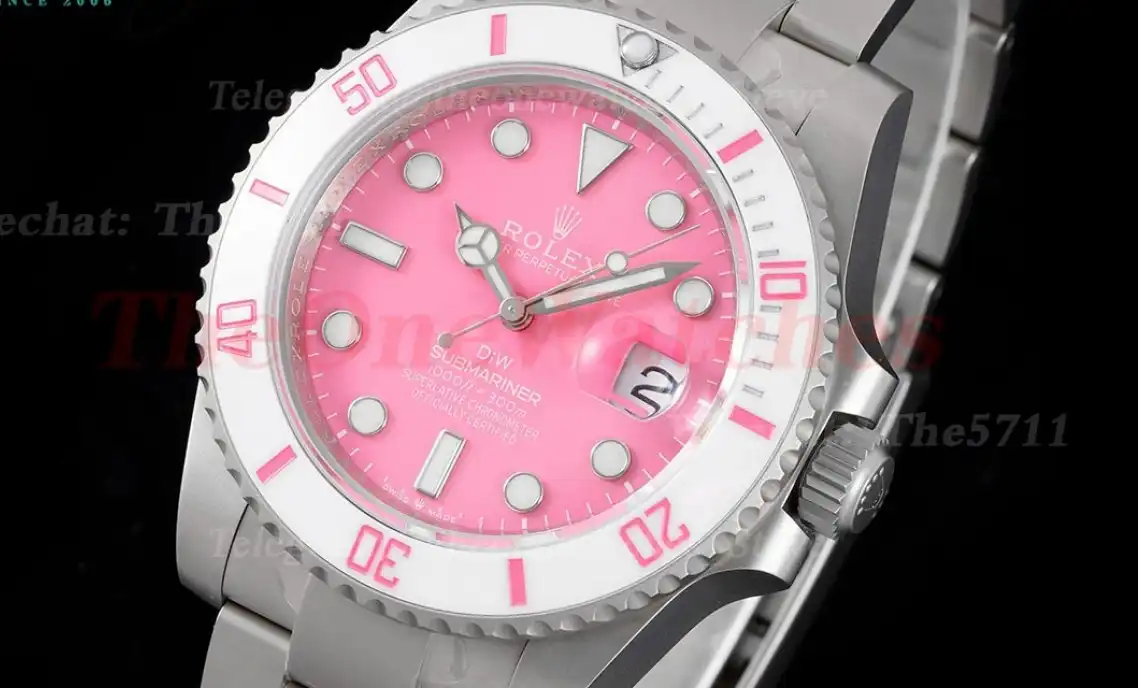 Submariner DIW 40mm SS SS Pink Dot VSF VS3135