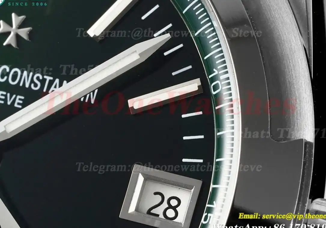 Overseas 4500V 41mm SS SS Green Dial MKS A5100