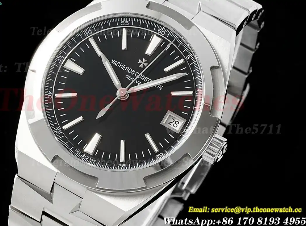 Overseas 4500V 41mm SS SS Black Dial MKS A5100