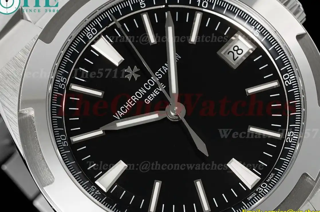 Overseas 4500V 41mm SS SS Black Dial MKS A5100