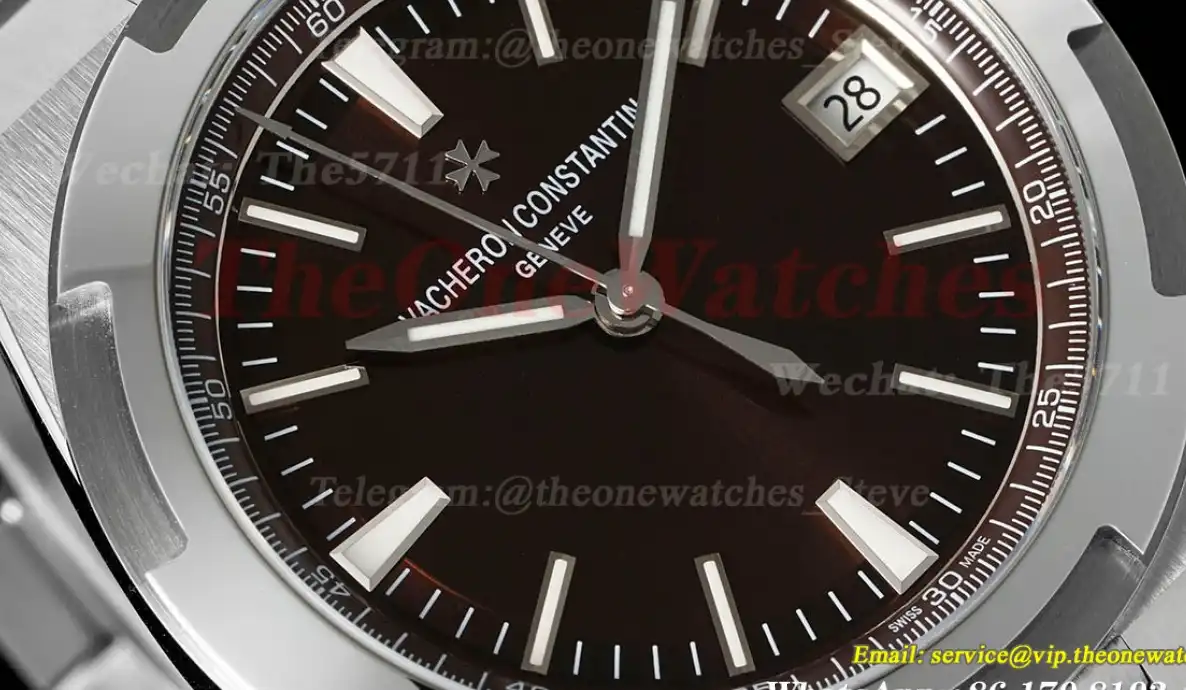 Overseas 4500V 41mm SS SS Brown Dial MKS A5100