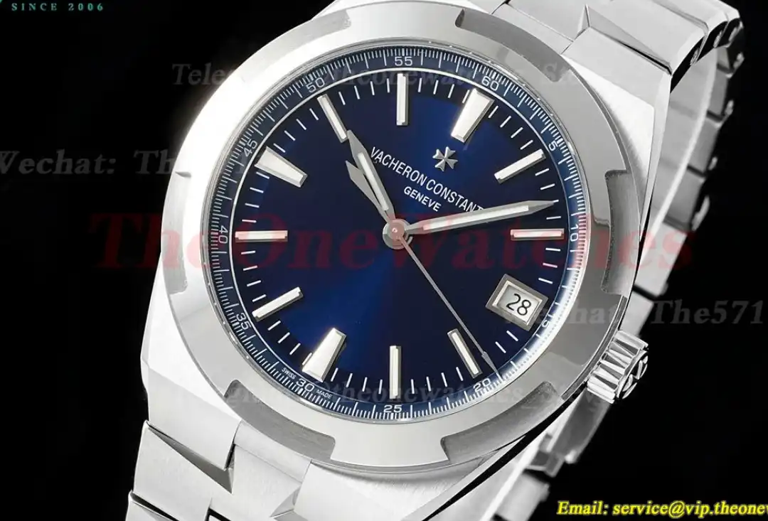 Overseas 4500V 41mm SS SS Blue Dial MKS A5100