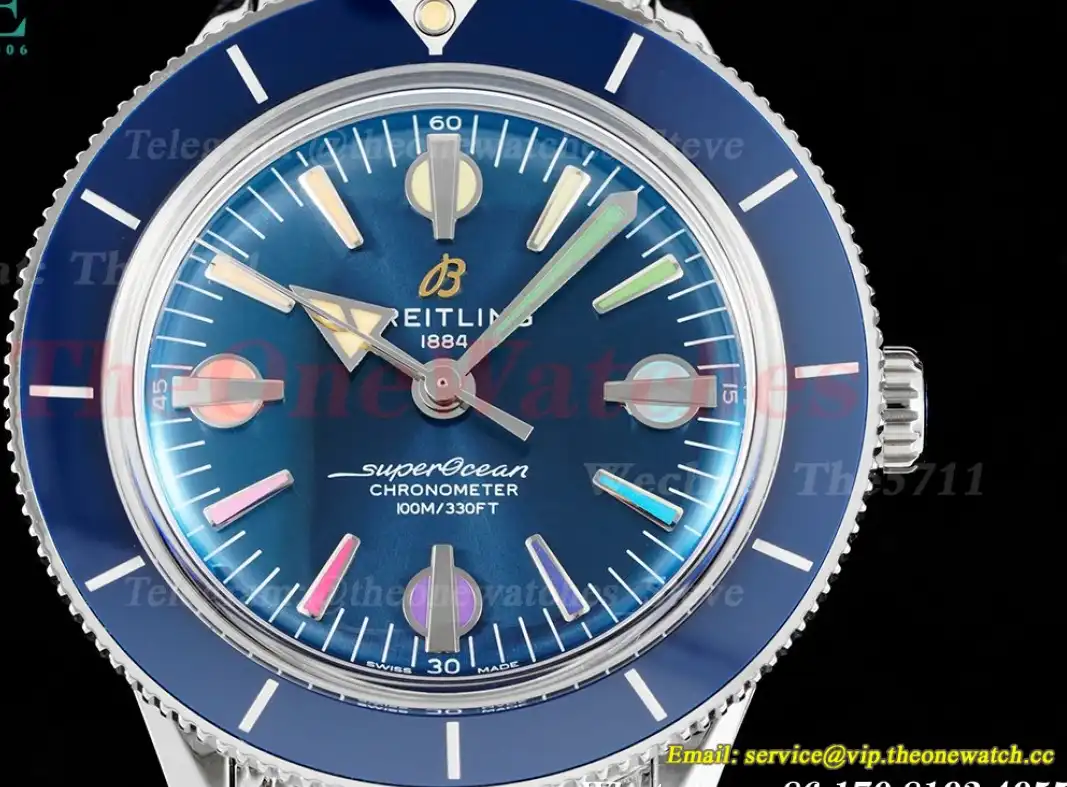 Superocean Heritage '57 42mm SS SS Blue Color Dial GF A2824