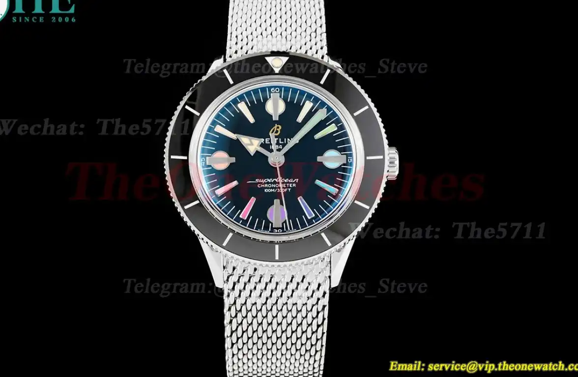 Superocean Heritage '57 42mm SS SS Blk GF A2824