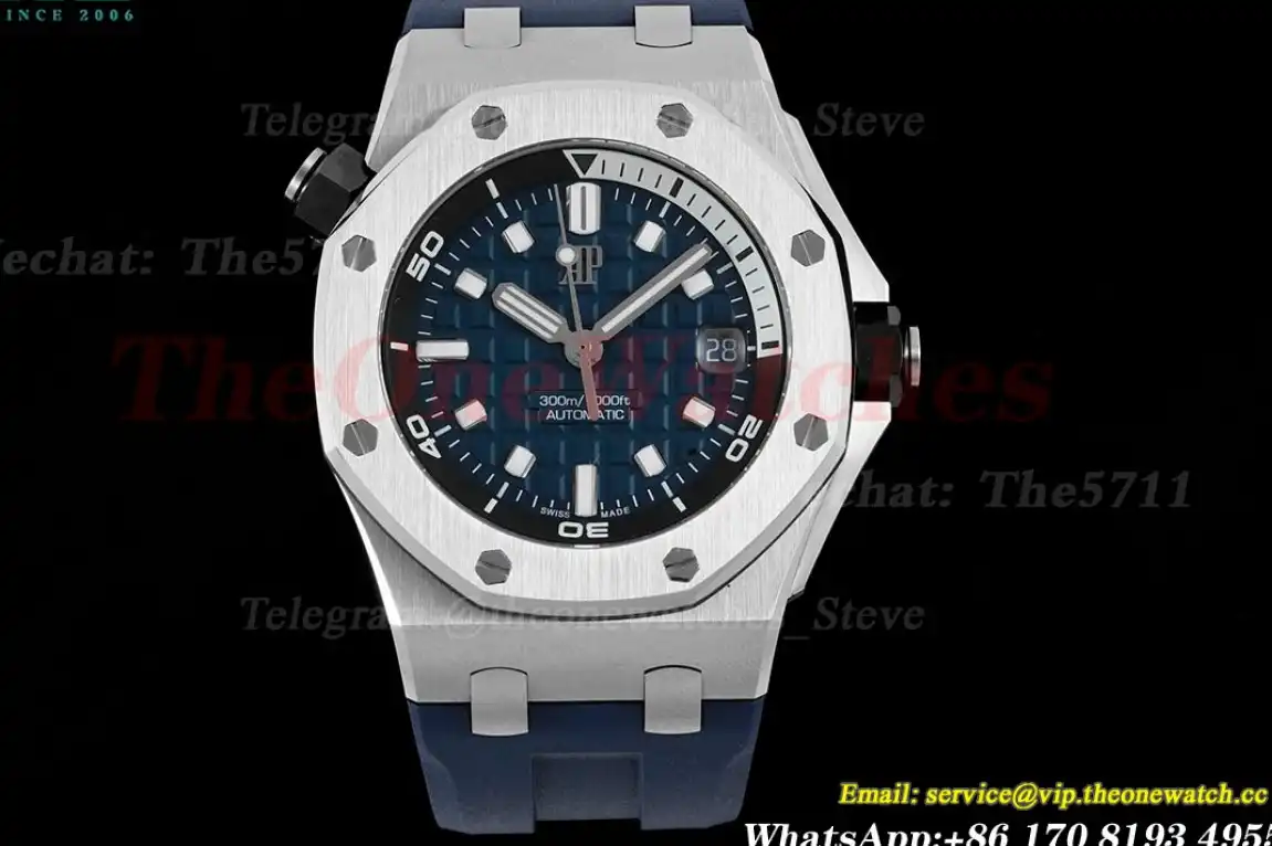 Royal Oak Offshore Diver 15720 42mm SS RU Blue Stk APF A4308