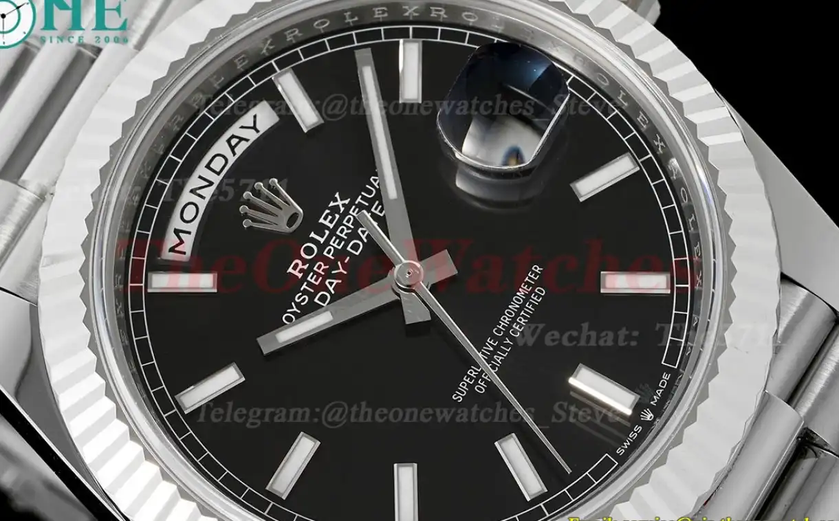 DayDate 228239 40mm Pres SS SS Black Dial ARF VR3255