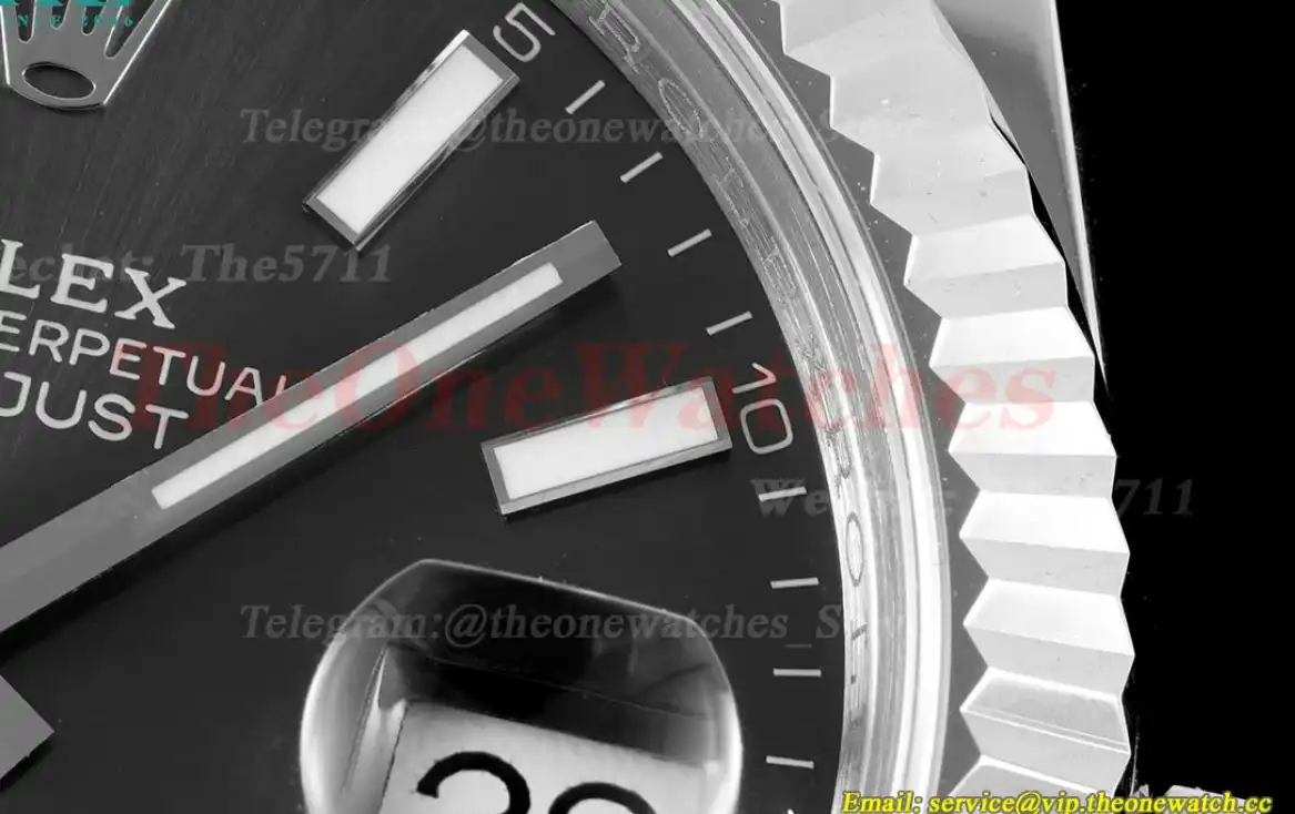 Datejust 126334 41mm Oyster 904L SS SS Grey Stk VRF VR3235