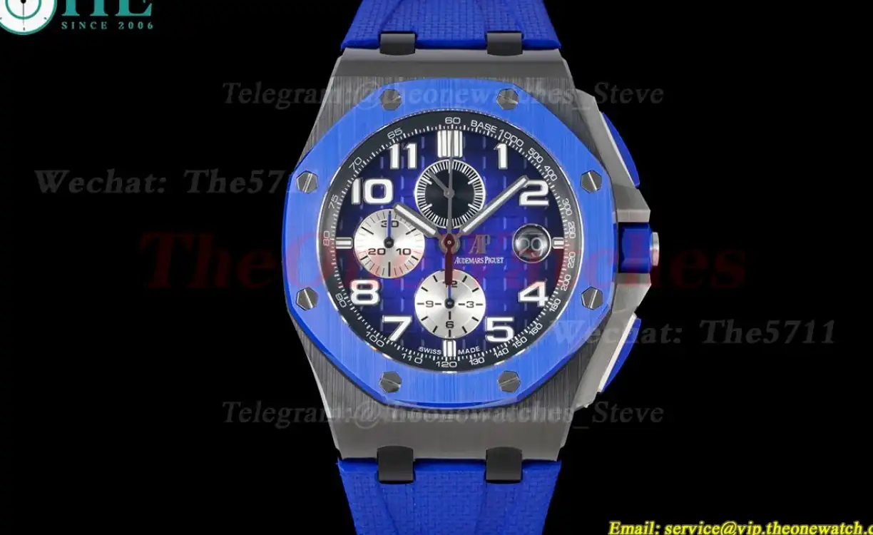 Royal Oak Offshore 2020 44mm Ceramic RU Blue Dial RSF A3126