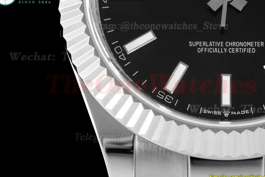 Datejust 126334 41mm Oyster 904L SS SS Black Stk VRF VR3235