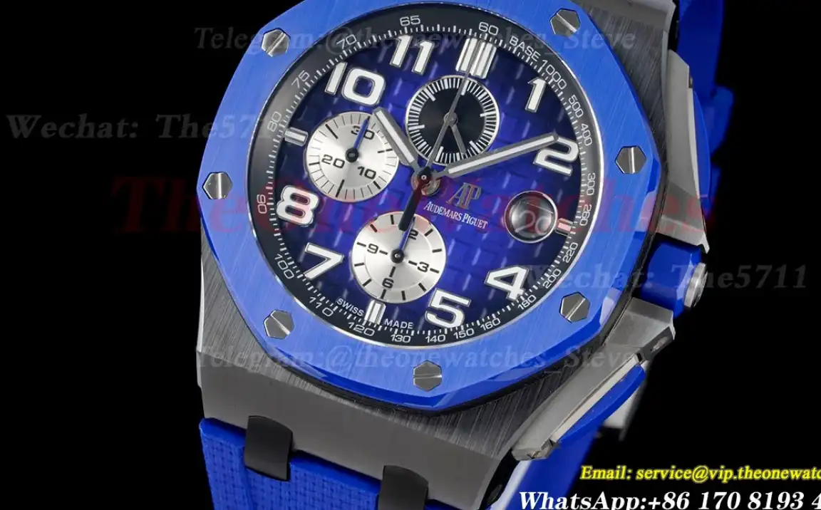 Royal Oak Offshore 2020 44mm Ceramic RU Blue Dial RSF A3126