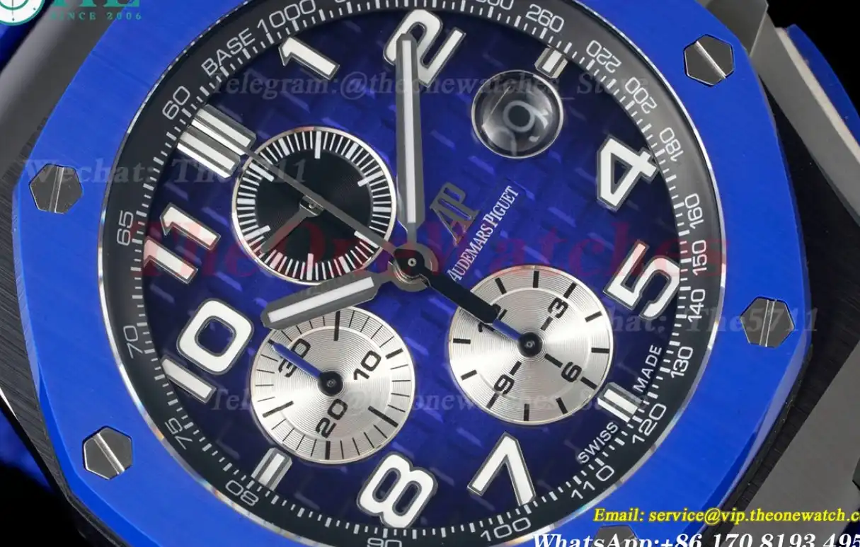 Royal Oak Offshore 2020 44mm Ceramic RU Blue Dial RSF A3126