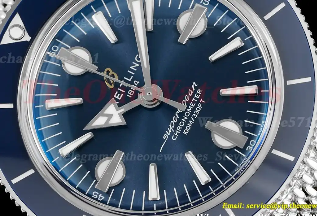 Superocean Heritage '57 42mm SS SS Blue GF A2824