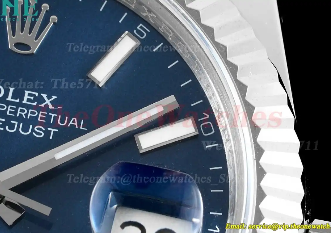 Datejust 126334 41mm Oyster 904L SS SS Blue Stk VRF VR3235