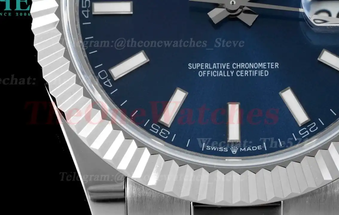 Datejust 126334 41mm Oyster 904L SS SS Blue Stk VRF VR3235