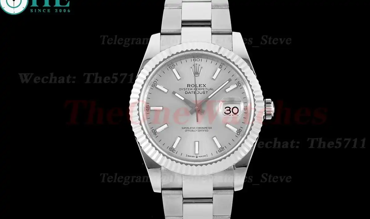 Datejust 126334 41mm Oyster 904L SS SS Silver Stk VRF VR3235