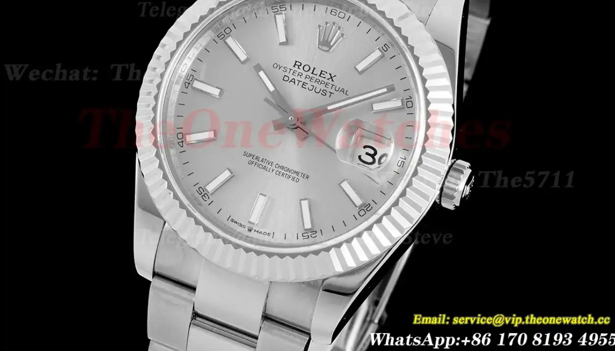 Datejust 126334 41mm Oyster 904L SS SS Silver Stk VRF VR3235