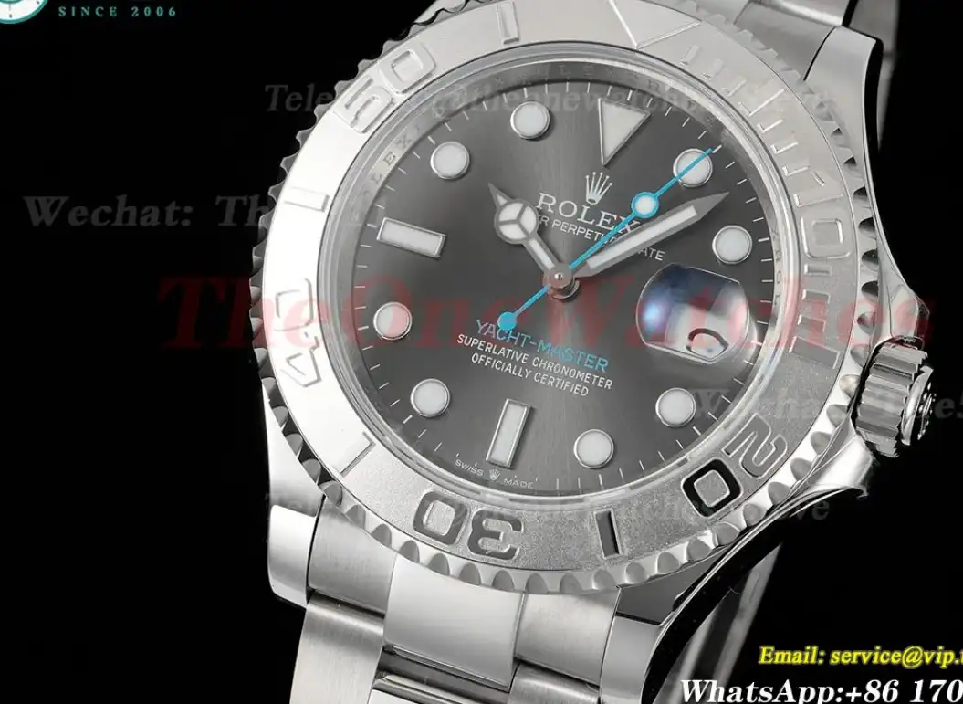 Yacht-Master 126622 40mm SS SS Grey Dot VRF VR3135