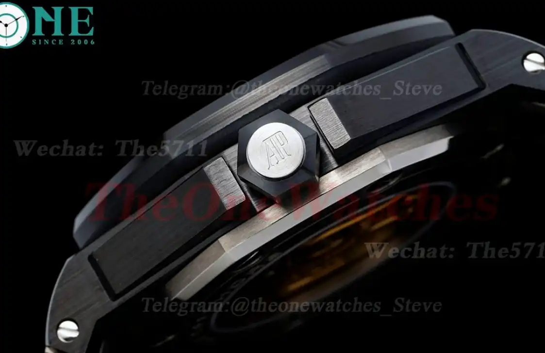 Royal Oak Diver 15707 CER RU Black ZF SA3120 Super Clone