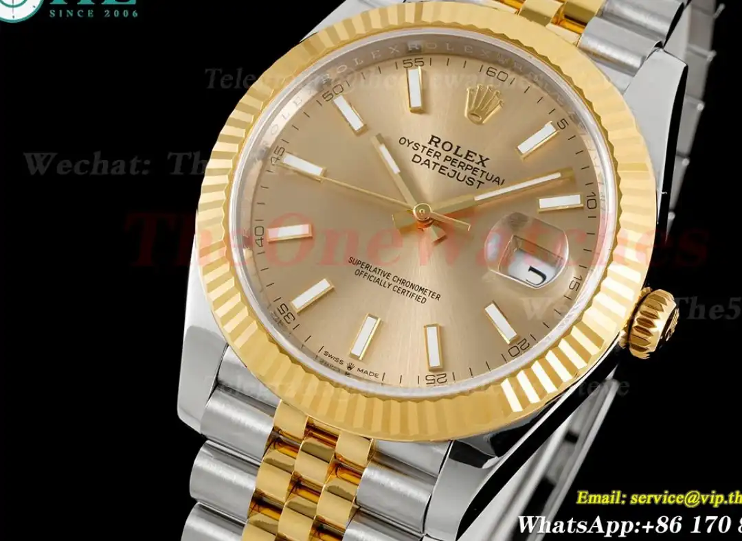 Datejust 126333 41mm Jubilee 904L SS YG Gold Stk VSF VS3235