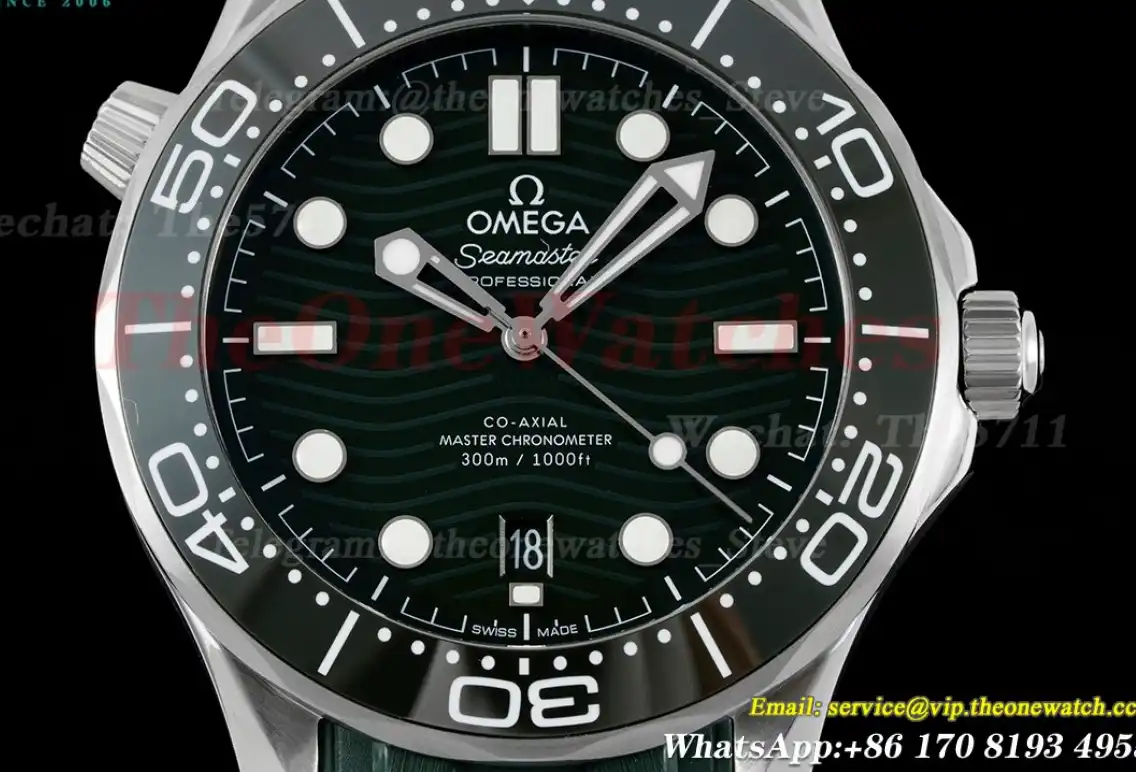 Seamaster 300m SS RU Green Dot SBF A8800