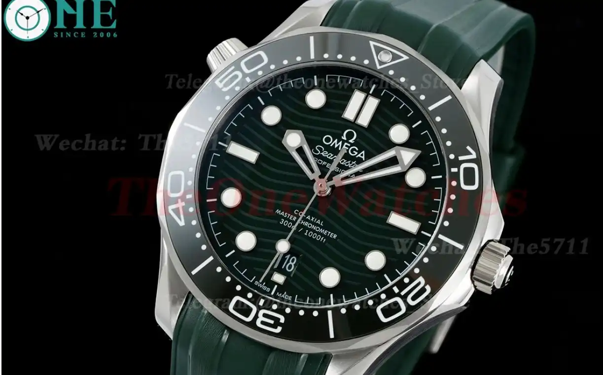 Seamaster 300m SS RU Green Dot SBF A8800