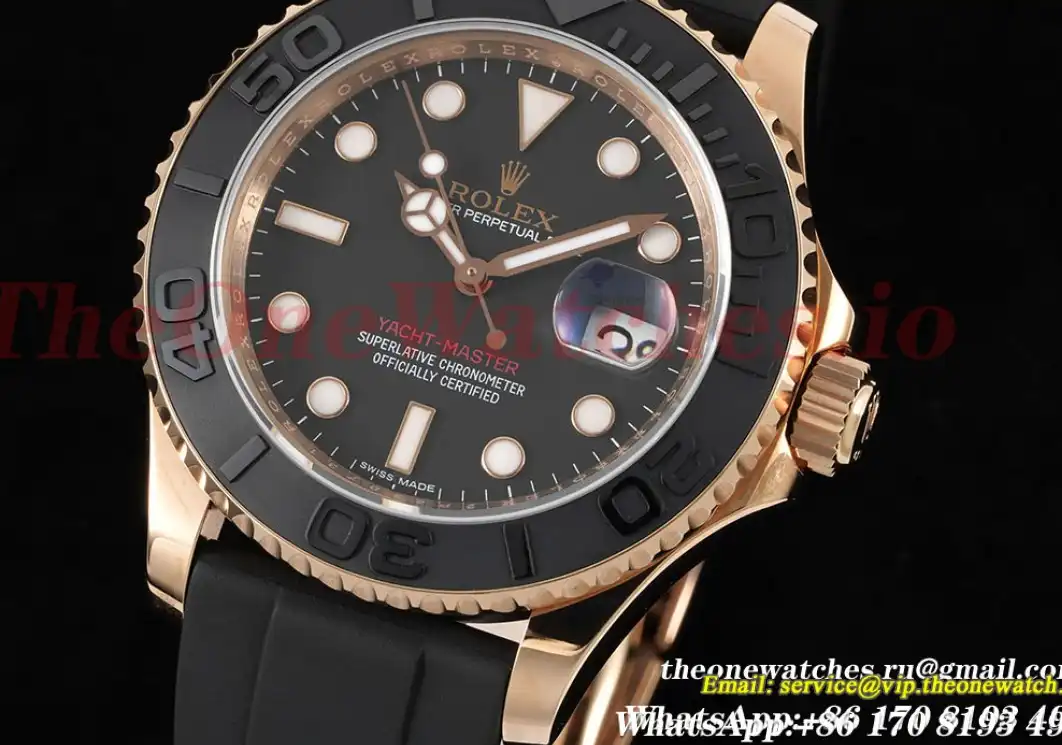 Yacht-Master 116655 40mm RG RU Black Dot VRF VR3135