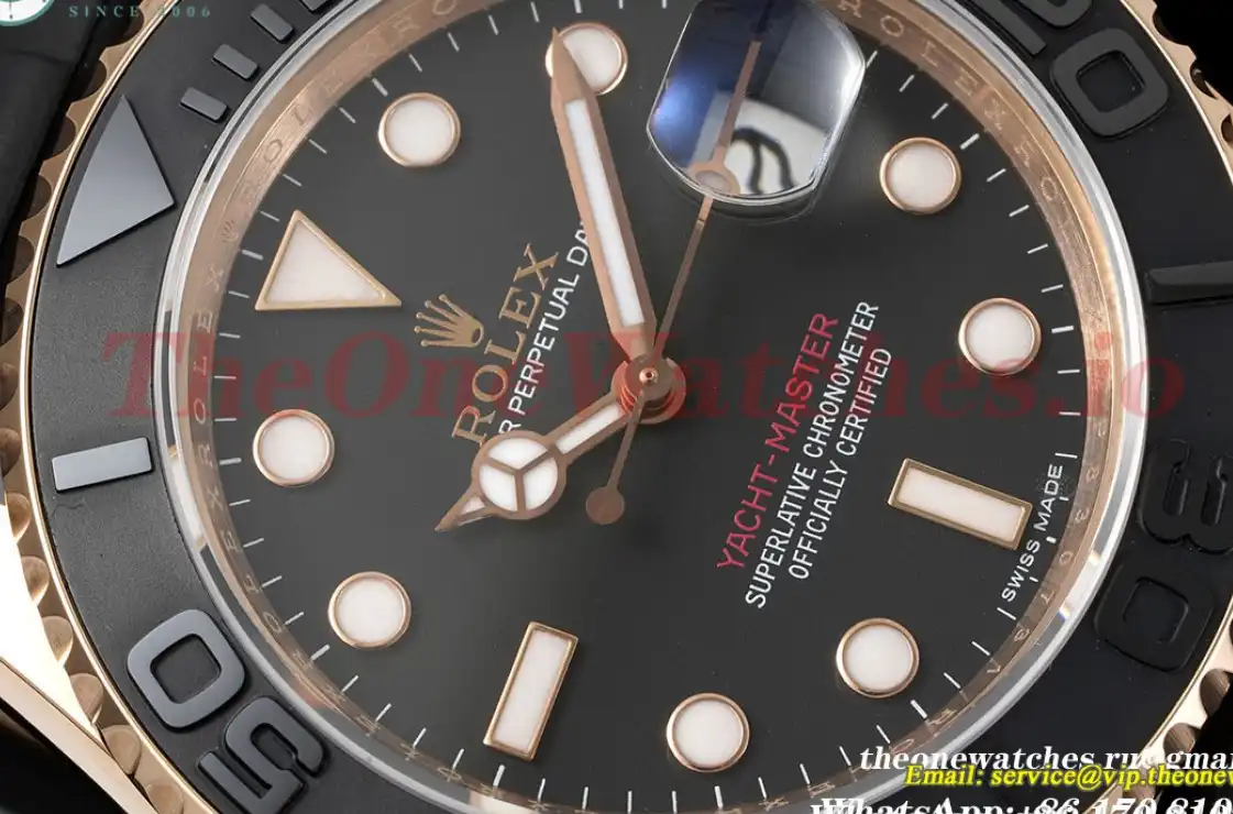 Yacht-Master 116655 40mm RG RU Black Dot VRF VR3135