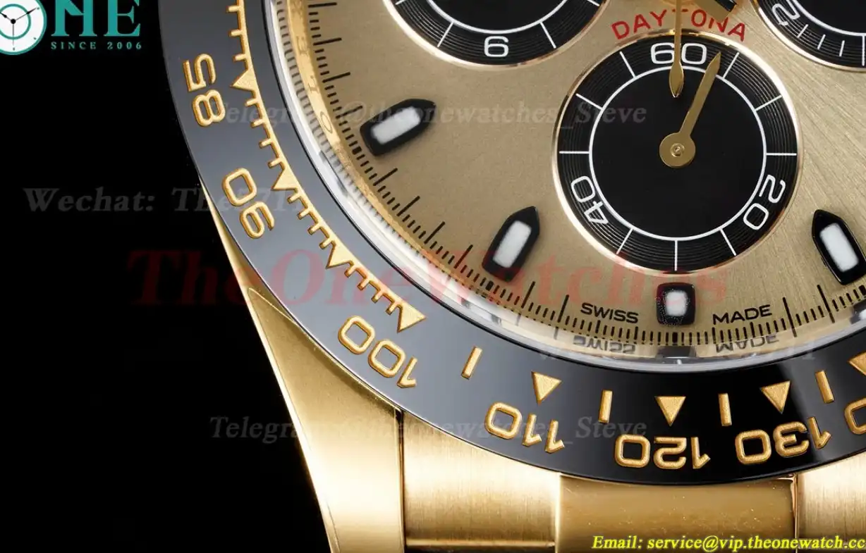 Daytona 116518 40MM YG RU Gold Stk Clean DD4130