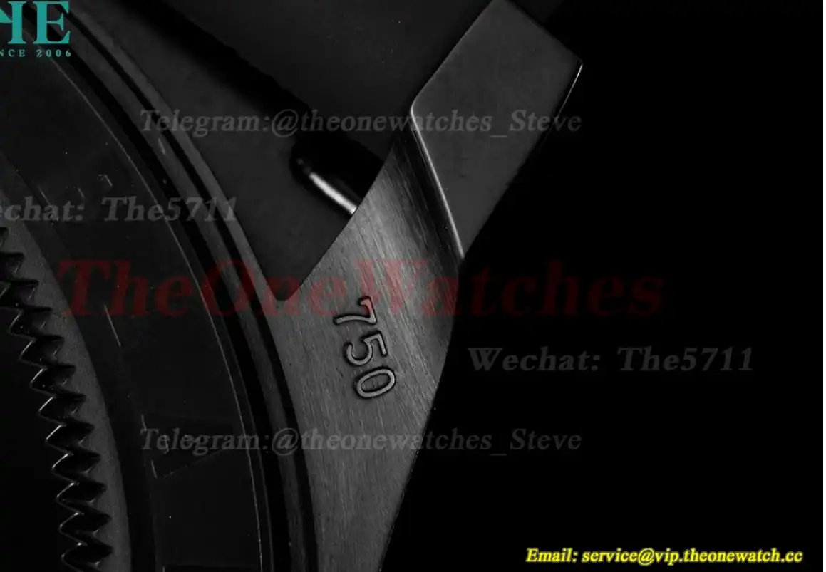 Daytona Blaken 40mm DLC RU Skeleton Dial On Black Rubber N6F DD4130