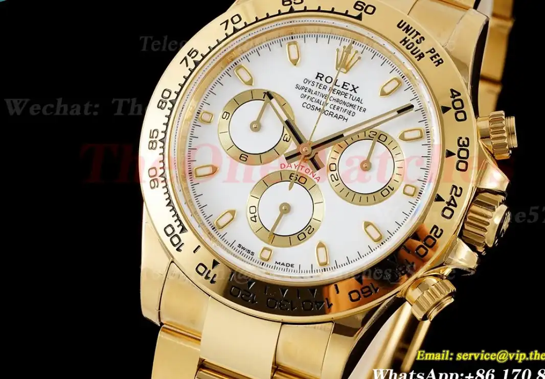 Daytona 116508 YG YG White Dial 904L BTF SA4130